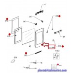 Vitre de Porte Extérieure pour Four GRUNDIG
