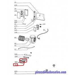 Clavier Electronique + Bandeau pour Hotte BRANDT
