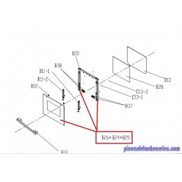 Porte Exterieure pour Four COOKE LEWIS