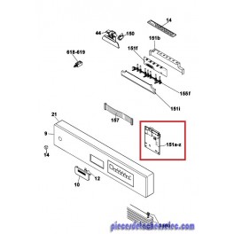 Module de Puissance Programmé pour Lave Vaisselle ROSIERES
