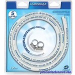 Flexible / Tuyau Souple à Collier NF Gaz 1.25m Soligaz