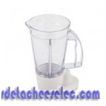 Bol/blender/blanc Pour robot Masterchef 5000 Moulinex 
