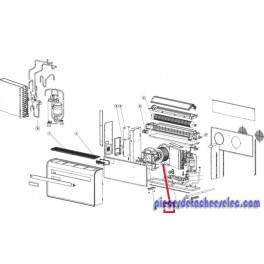 Moteur Extraction pour Pompe à Chaleur Qlima