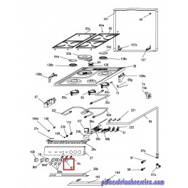 Collerette Gaz pour Cuisinière rosieres