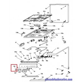 Manette Compte Minutes pour Cuisinière rosieres