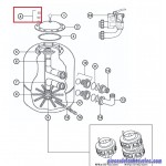 Ecrou pour Filtres à Sable Hayward