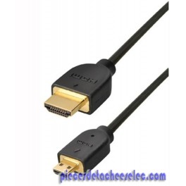 Câble HDMI Mâle 19PIN/ HDMI Micro Mâle pour Appareil Photo SONY