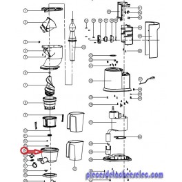 Bol récolteur pour Extracteur AJE378LA kitchen chef