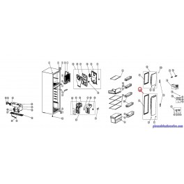 Porte Réfrigérateur pour Réfrigérateur THOMSON