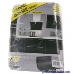 Lot de 2 Filtres Anti-Graisse Universel Blanc pour Hotte GAGGENAU