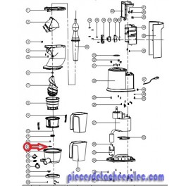Engrenage pour Extracteur AJE378LA kitchen chef