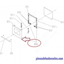 Vitre Four Ext&eacute;rieur pour Four VALBERG