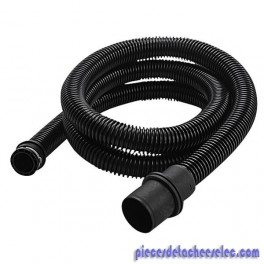 Flexible d'Aspiration 2,5 m avec Raccord Baïonnette et Clips pour Aspirateur Eau et Poussière Kärcher