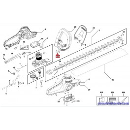 Vis pour Taille Haie BLACK DECKER