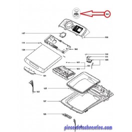 Bouton Programmateur pour Lave-Linge Brandt