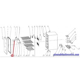 Cache Platine de Commande pour Cave &agrave; Vin CLIMADIFF 