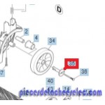 Doigts de Verrouillage Roue pour Autolaveuse / Aspiro-laveuse BR 30/4 C Karcher 