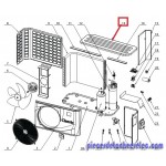 Panneau supérieur pour Pompes à Chaleur Hayward