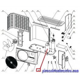 Compresseur pour Pompes &agrave; Chaleur Hayward
