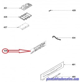 Module Afficheur pour Micro Onde De Dietrich