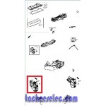 Roue/gauche+Moteur pour Aspirateur Robot ROWENTA