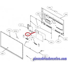 Haut-parleur de graves 4 ohms 30 W 210 x 150 mm, caisson de 100 mm pour T&eacute;l&eacute;viseur PHILIPS