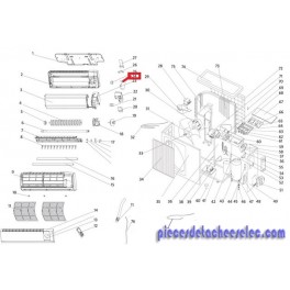 Platine de Puissance UI  pour Climatiseur Alpatec