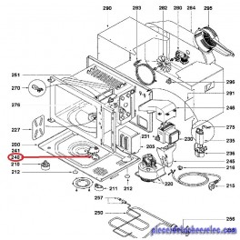Moteur pour Micro Onde BRANDT