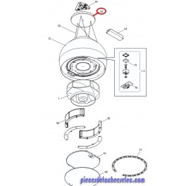 Plaque Supp Blanc  pour Hotte Falmec