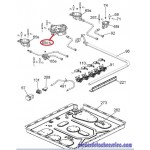 Support bruleur pour Plaque de Cuisson ROSIERES