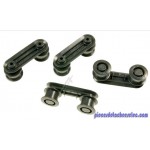 Support + Roulettes x4 Panier Supérieur pour Lave Vaisselle IKEA