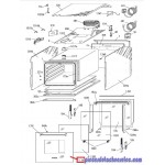 Verre Exterieur Porte  pour Four ROSIERES