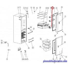 Balconnet Bouteilles pour R&eacute;frig&eacute;rateur Curtiss
