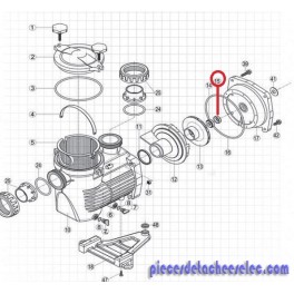 joint de garniture pour pompe KS EVIO 100 M / KS EVO 100 M IE2 hayward