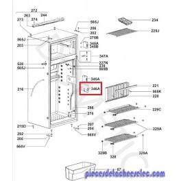 Couvercle Crochet &Eacute;clairage pour R&eacute;frig&eacute;rateur DOMETIC