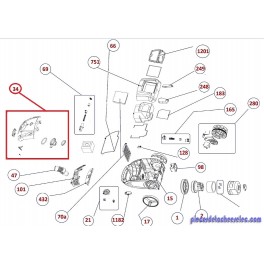 Couvercle Porte du Sac pour Aspirateur Traineau HOOVER