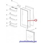 Porte Réfrigérateur avec Joint pour Réfrigérateur Curtiss