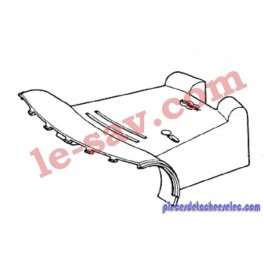 Carcasse Rouleaux des Brosses pour Aspirateur VTF731 et VTF732 Vorwerk