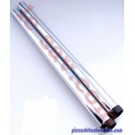 Tubes en acier chromé (50,5cm x 2) - Saltix