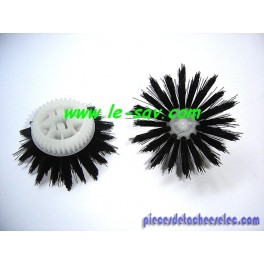 Jeu de 2 Mini-Brosses (Rondes) D'angle pour Aspirateur Pulillux 512 Vorwerk Jeu de 2 Mini-Brosses (Rondes) D'angle pour Aspirateur Pulillux 512 Vorwerk