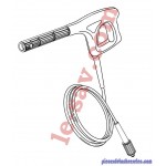 Poignée + flexible 9m - E130.1 (X-TRA) / E140.1 (X-TRA)