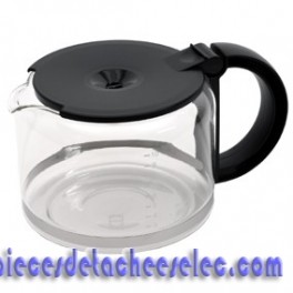Verseuse 15 tasses et Couvercle pour Cafetière Cafépresso 10 Krups