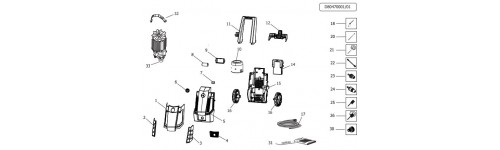 Moteur pour Nettoyeur Haute Pression VERTIGO 28 PLUS LAVOR 
