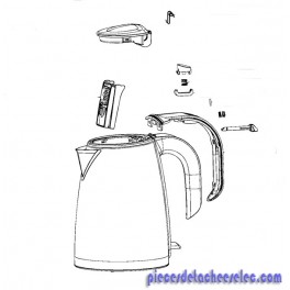Bouilloire pour Bouilloire Mini Express 1L Tefal Bouilloire pour Bouilloire Mini Express 1L Tefal