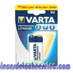Pile 9V longue durée lithium Varta 