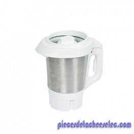 Kit Complet Couvercle + Couteaux + Bol 2L en Inox pour Blender Soup and Co Moulinex / Tefal Kit Complet Couvercle + Couteaux + Bol 2L en Inox pour Blender Soup and Co Moulinex / Tefal