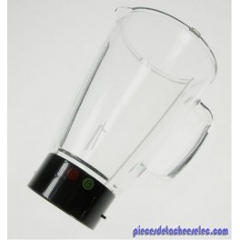 Bol du Blender avec Embase + Joint + Vis pour Blender Glass / BlendForce Glass Tefal Bol du Blender avec Embase + Joint + Vis pour Blender Glass / BlendForce Glass Tefal
