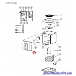 Panneau Avant Taupe Petit pour Pompes à Chaleur SumHeat Hayward