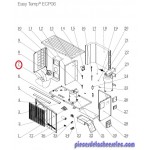 Hélice Ventilateur pour Pompes à Chaleur Easy Temp ECP06 Hayward