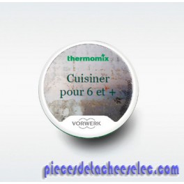 Clef Recette Cuisine pour 6 et + pour Thermomix Vorwerk